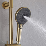 Shower System with Shower Head Hand Shower Slide Bar and Hose JK0113