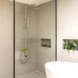 3-Function Shower System with Dual Mode Hand Shower (Jet+Spray) Brushed Gold HG6914BG