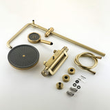 Adjustable Thermostatic Shower System with Waterfall Spout