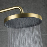 Adjustable Thermostatic Shower System with Waterfall Spout