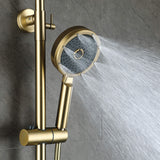 Adjustable Thermostatic Shower System with Waterfall Spout