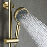 Adjustable Thermostatic Shower System with Waterfall Spout