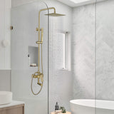 3-Function Shower System with Dual Mode Hand Shower (Jet+Spray) Brushed Gold HG6914BG