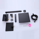 3-Function Concealed Rain Shower System with Waterfall Tub Spout