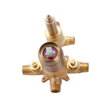 RBROHANT Pressure Balance Shower System Rough-in Valve with Cartridge