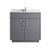 36-Inch Bathroom Vanity with Sink Freestanding Cabinet with Soft-Close Doors