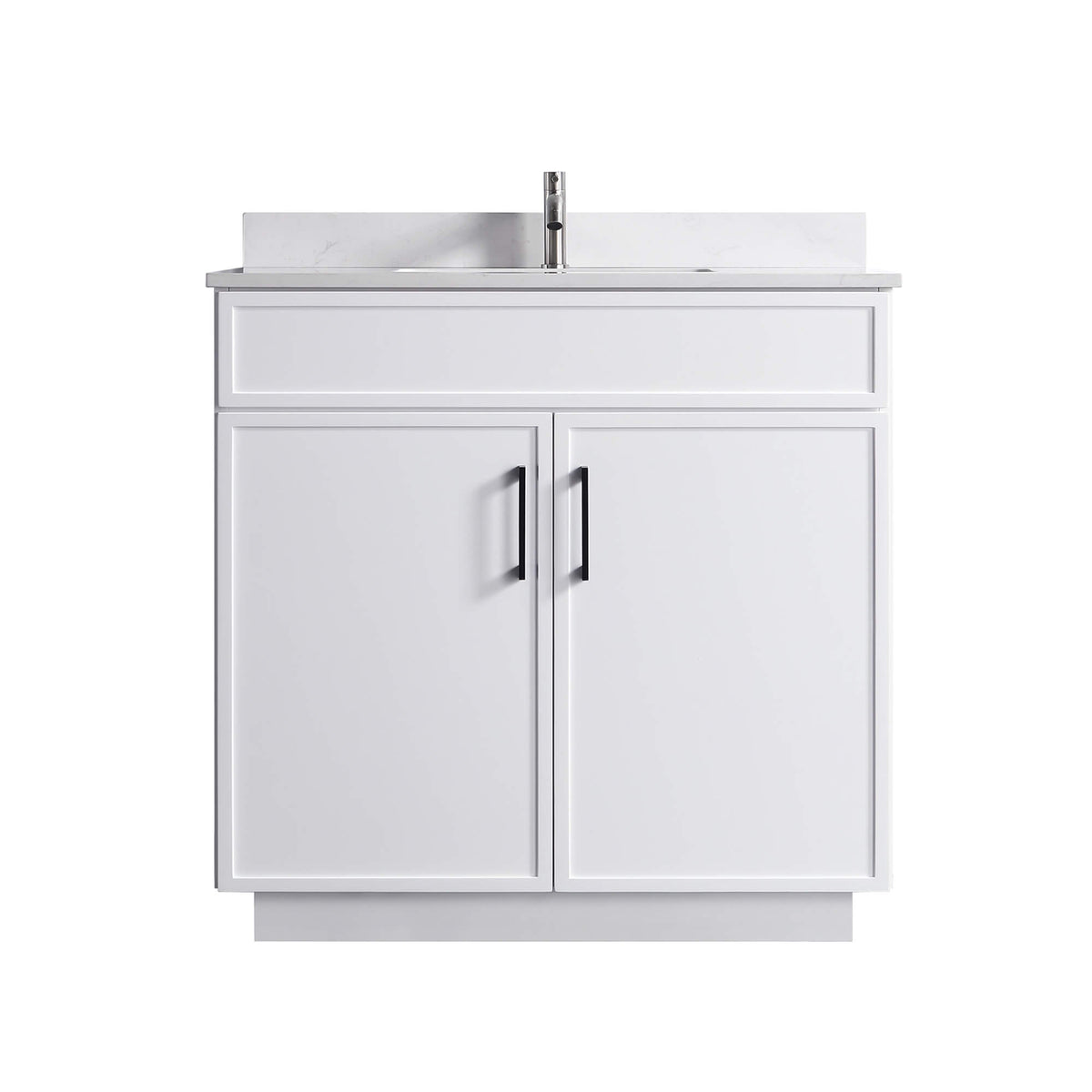 36-Inch Bathroom Vanity with Sink Freestanding Cabinet with Soft-Close Doors