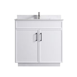 36-Inch Bathroom Vanity with Sink Freestanding Cabinet with Soft-Close Doors
