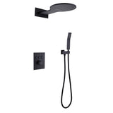 thermostatic shower system matte black