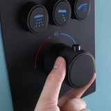 thermostatic shower system control panel