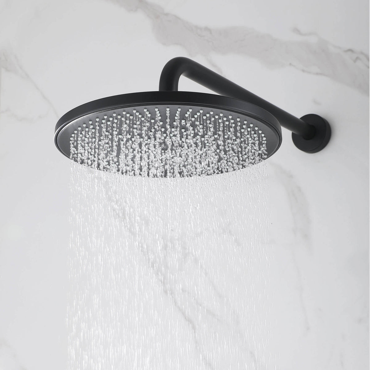 2-Function Concealed Rain Shower System with Handheld Shower