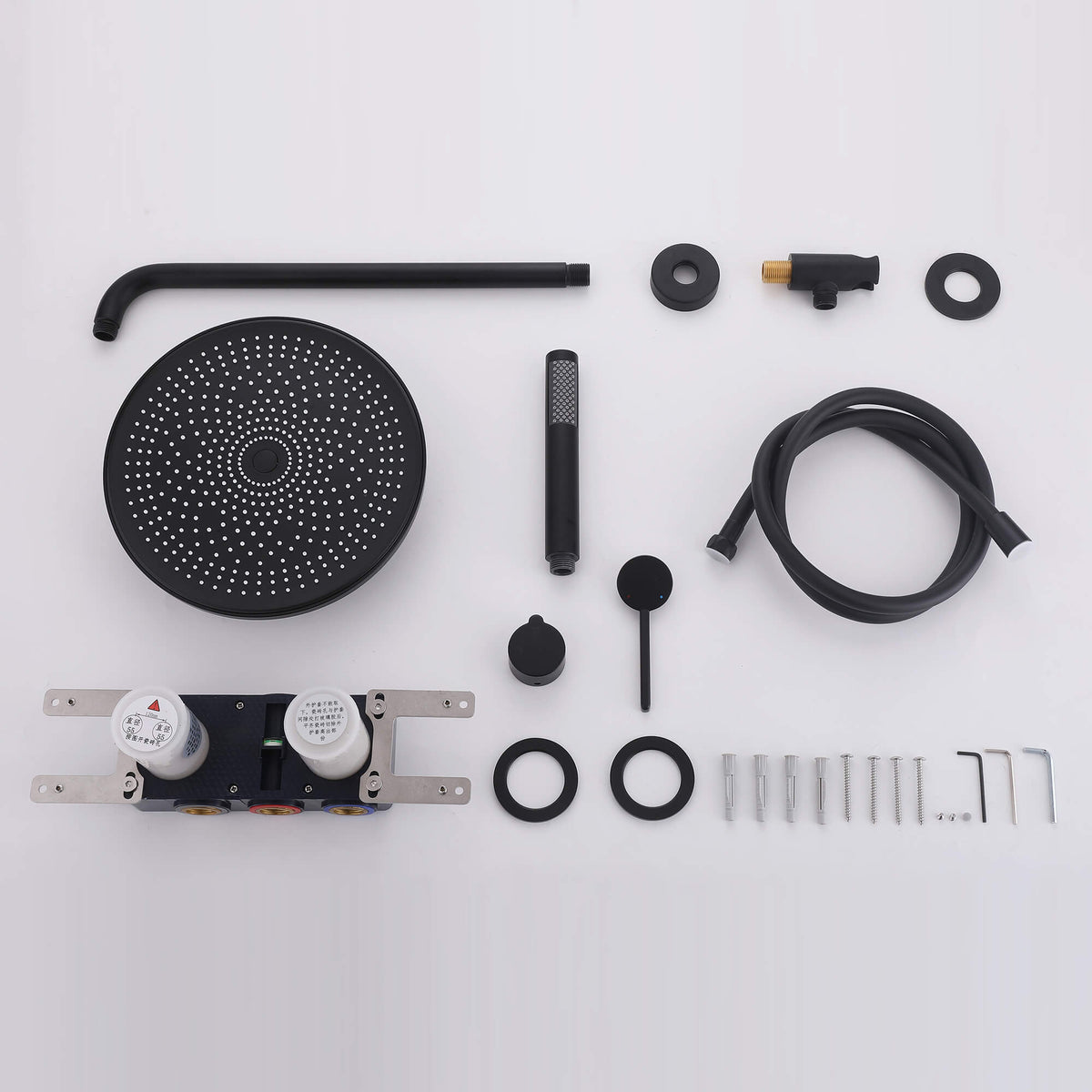 2-Function Concealed Rain Shower System with Handheld Shower