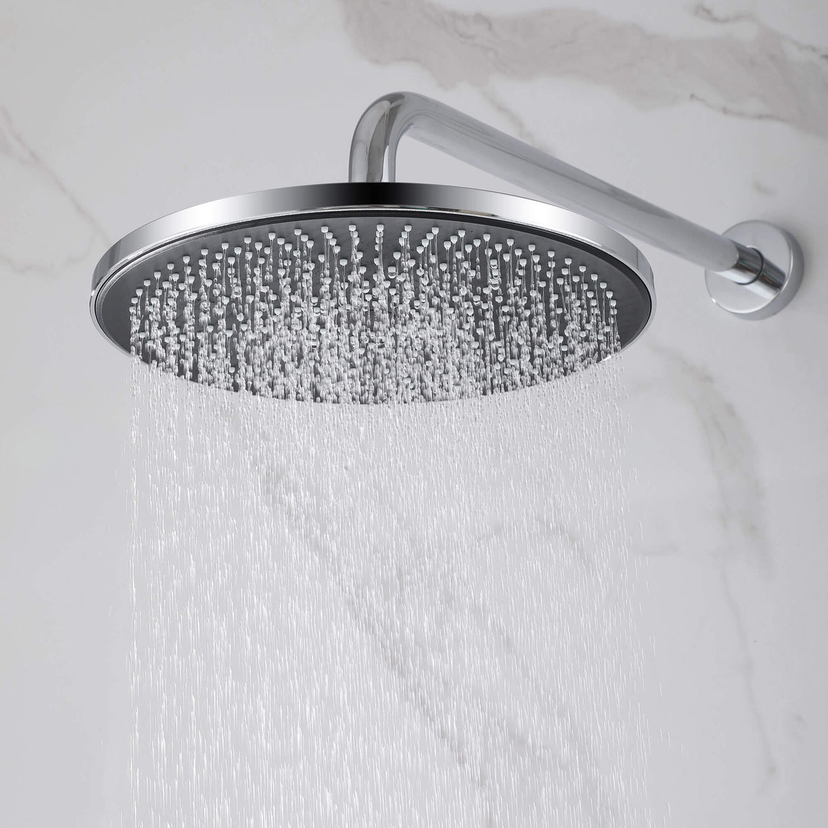 2-Function Concealed Rain Shower System with Handheld Shower