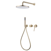 2-Function Concealed Rain Shower System with Handheld Shower