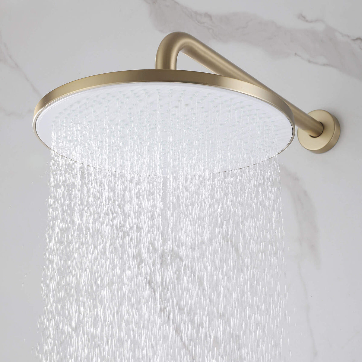 2-Function Concealed Rain Shower System with Handheld Shower