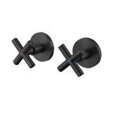 Wall Mount Bathroom Faucet Handle Replacement Kit with Ceramic Cartridge