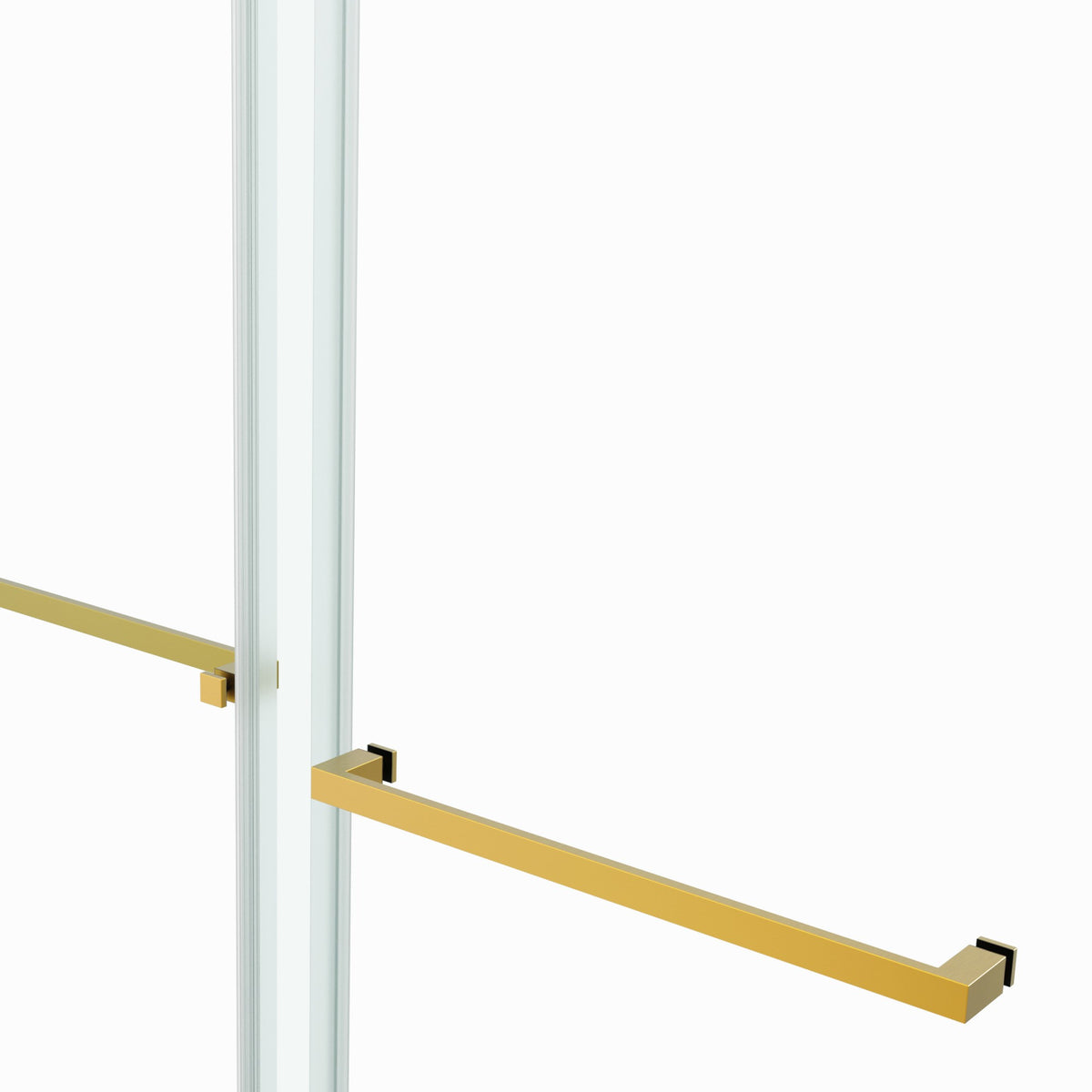 72 in. W × 76 in. H Frameless Double Sliding Shower Door