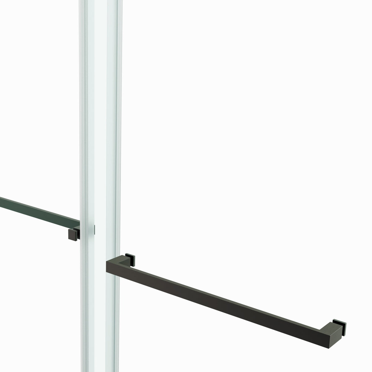 72 in. W × 76 in. H Frameless Double Sliding Shower Door