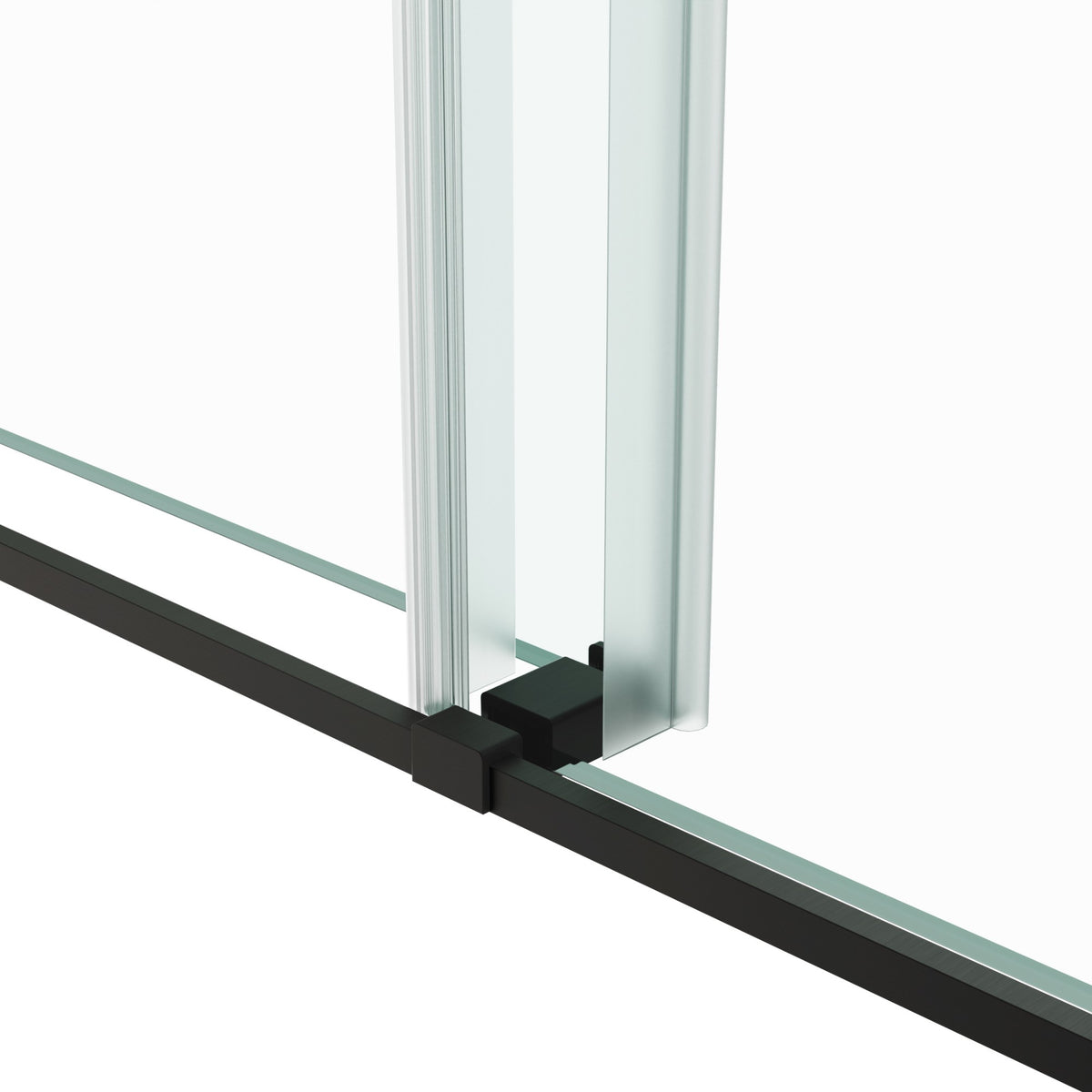 72 in. W × 76 in. H Frameless Double Sliding Shower Door
