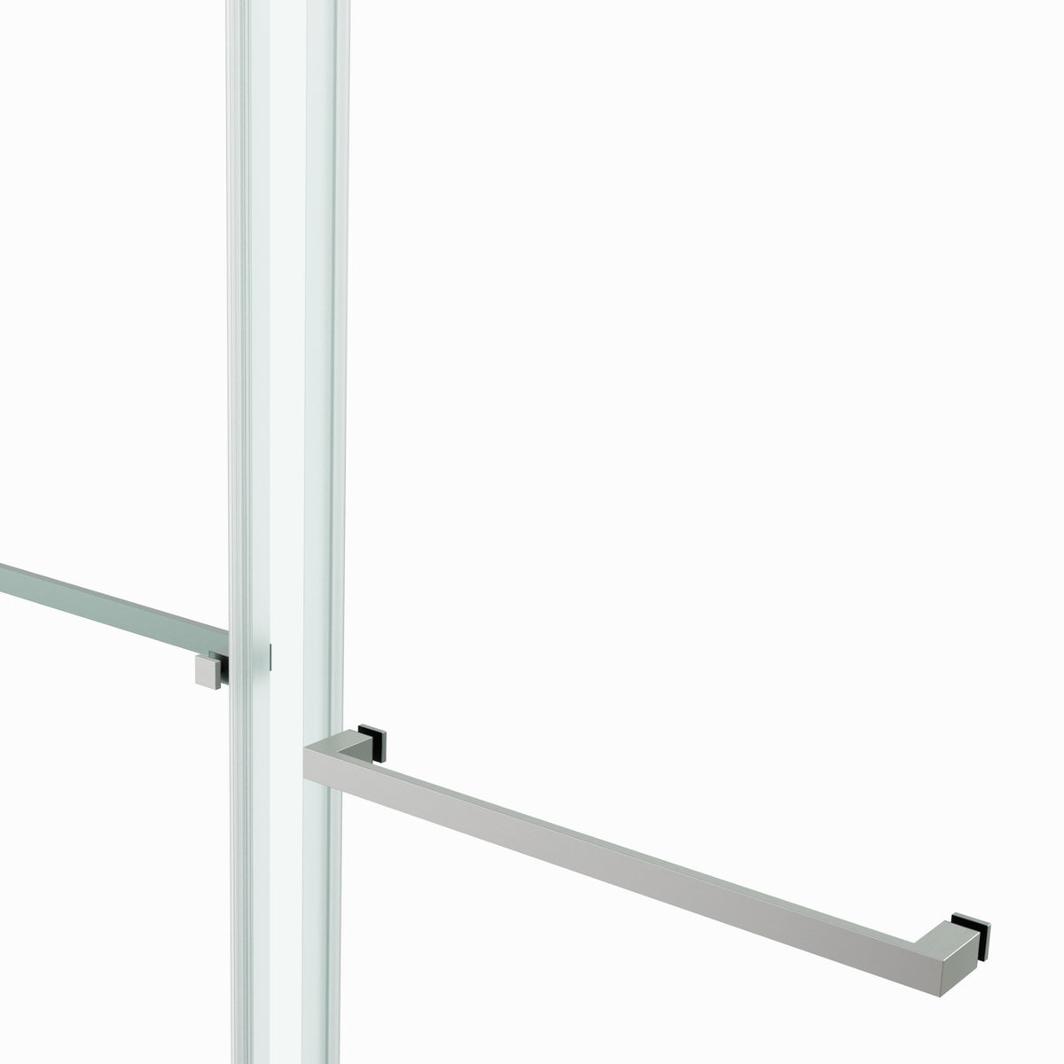 72 in. W × 76 in. H Frameless Double Sliding Shower Door