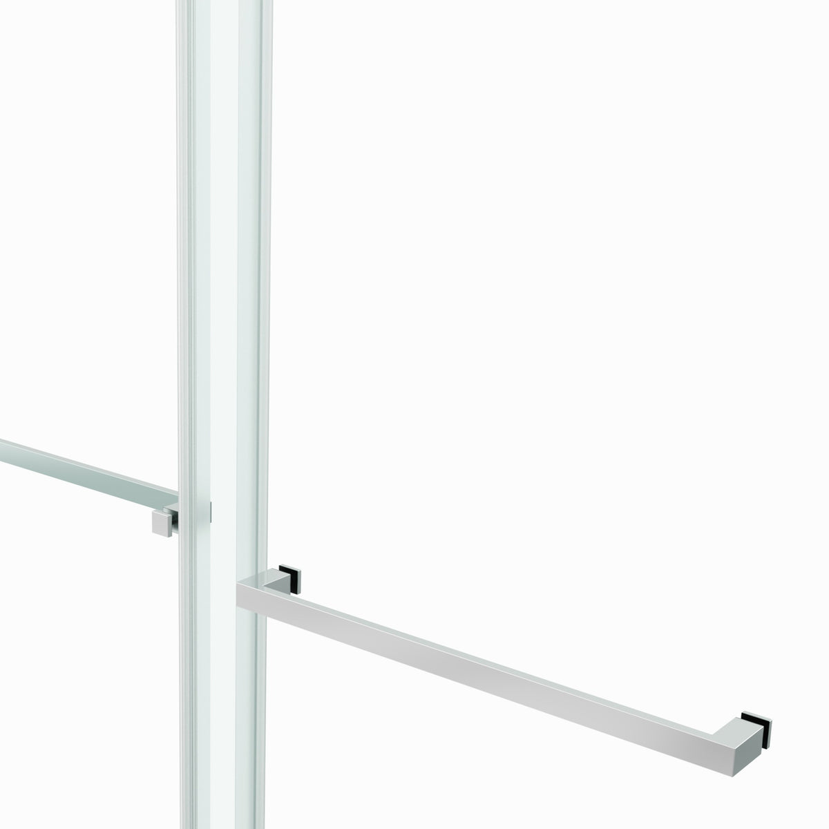 72 in. W × 76 in. H Frameless Double Sliding Shower Door
