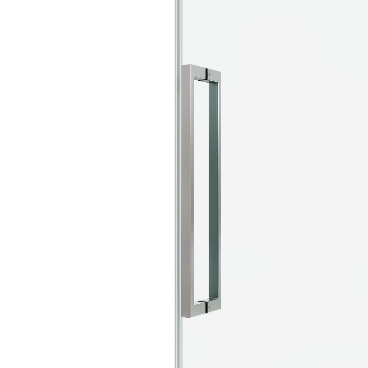 60 in. W × 76 in. H Frameless Sliding Shower Door with Fixed Panel