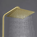3-Function Shower System with Dual Mode Hand Shower (Jet+Spray) Brushed Gold HG6914BG