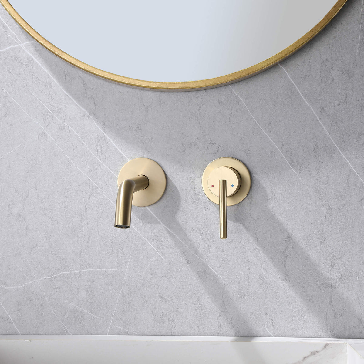 wall mounted single handle faucet