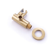 Solid Brass Wall-Mounted Handheld Shower Bracket Holder with Cover Plate