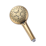 Handheld Shower Head Solid Brass High-Pressure Single Function Hand Shower Head Bathroom Accessories
