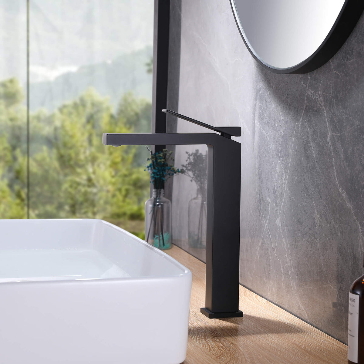 Modern Vessel Sink Faucet Single Handle Bathroom Vanity Faucet Designed for Contemporary Above Counter Basins