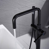 Floor Mount Tub Filler Freestanding Bathroom Matte Black JK0048