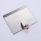 Wall-Mounted Waterfall Bathtub Faucet with Shelf and Handheld Shower