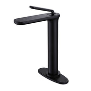 Modern Single-Handle Tall Spout Bathroom Sink Faucet for Vessel Sinks