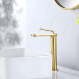 Commercial Lavatory Vanity Vessel Sink Faucet Tall Spout Deck Mount JK0066