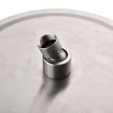 Wall-Mounted Shower Faucet Set with Round Rain Head and Balance Valve