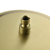 Wall-Mounted Shower Faucet Set with Round Rain Head and Balance Valve