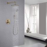 Minimalist Shower Faucet Set with Handheld Sprayer