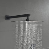 Wall-Mounted Shower System with 10-Inch Rainfall Shower Head 3-Function Handheld Sprayer