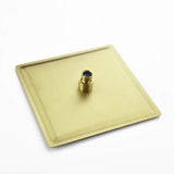 Rain Shower System with 10-Inch Head and 3-Function Handheld Solid Brass