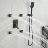 Rain Shower System with 4 Body Jets and Pressure Balanced Valve JK0084