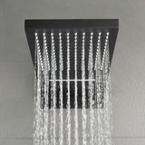 Modern Minimalist Wall Mounted 2-Function Rainfall & Waterfall Shower Head