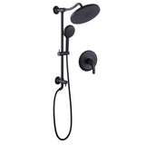 Rain Shower Faucet Set with 5-Setting Handheld