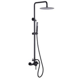 Outdoor Shower Kit with Stainless Steel 10 Inch High Pressure Shower Head and Handheld Spray JK0147