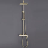 Shower System with Rainfall Head Handheld Spray and Tub Spout Adjustable Bracket