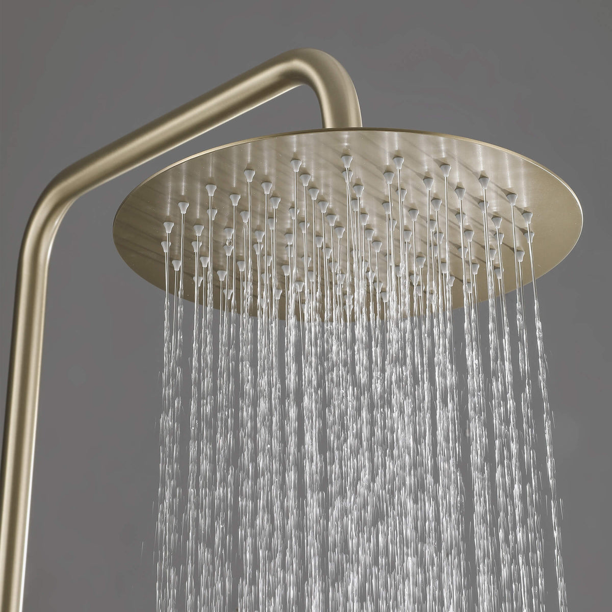 Modern Shower System with Adjustable Handheld Rainfall Head and Tub Spout