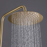 Modern Shower System with Adjustable Handheld Rainfall Head and Tub Spout