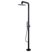 304 Stainless Steel Freestanding Outdoor Shower with Detachable Shower Head