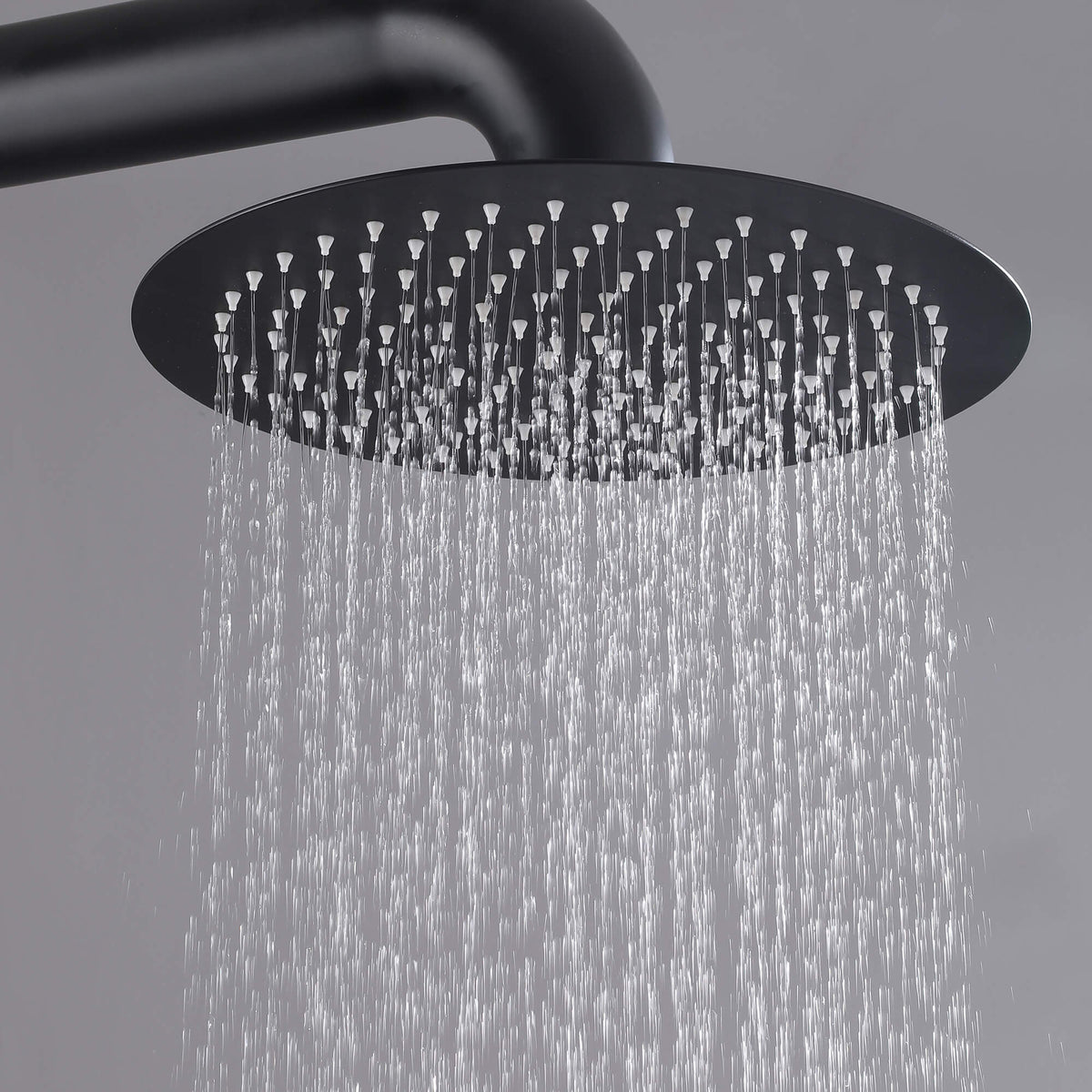 304 Stainless Steel Freestanding Outdoor Shower with Detachable Shower Head