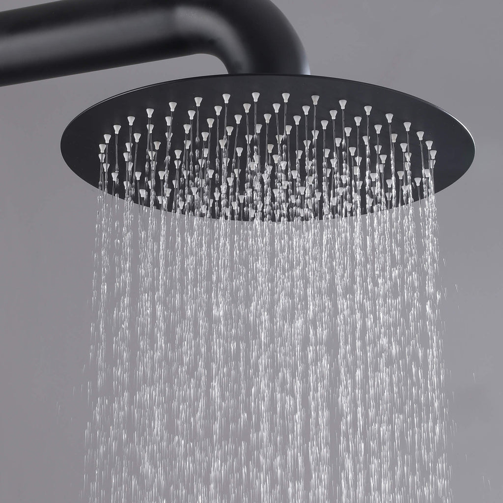 Stainless Steel Freestanding Outdoor Shower with Detachable Shower Head JK0157